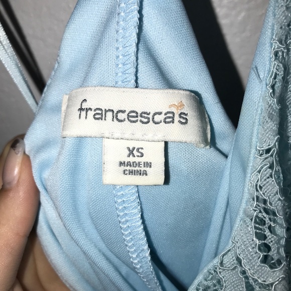 Francesca’s Lacey Mini Dress - Picture 4 of 6